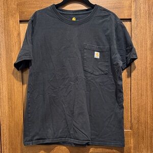 Carhartt Men's Charcoal Short Sleeve Pocket Tee